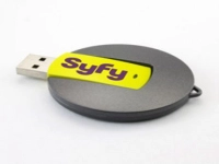 Memoria USB plastica redonda