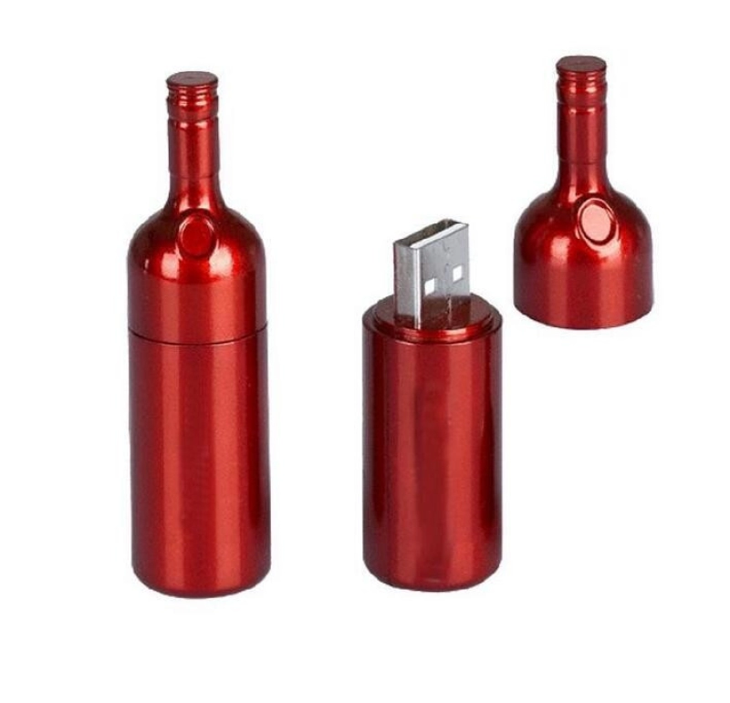 Memoria USB plastica en forma de Botella