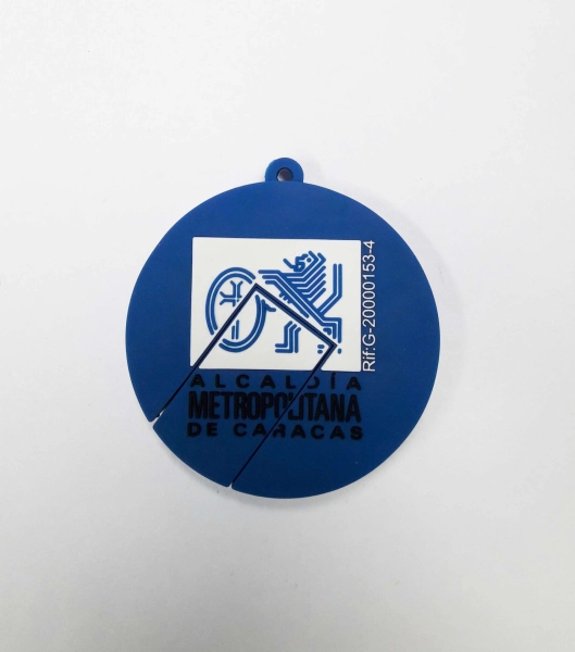 Memoria USB en PVC 2D diseño logo Alcaldia de Caracas