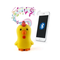Parlantes Bluetooth en PVC 3D en forma de Pollito