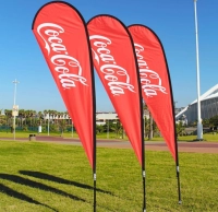 Bandera Publicitaria tipo Gota.