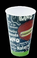 Vaso de 20 onzas, 591 ml, 14.6 alto,  9.4 cmts diametro(diam inf 6.1) en PP
