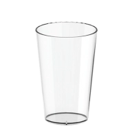 Vaso de 14 onzas, 414 ml, 12 x 8.3 cmts (5.3 diam inferior), en Polipropileno