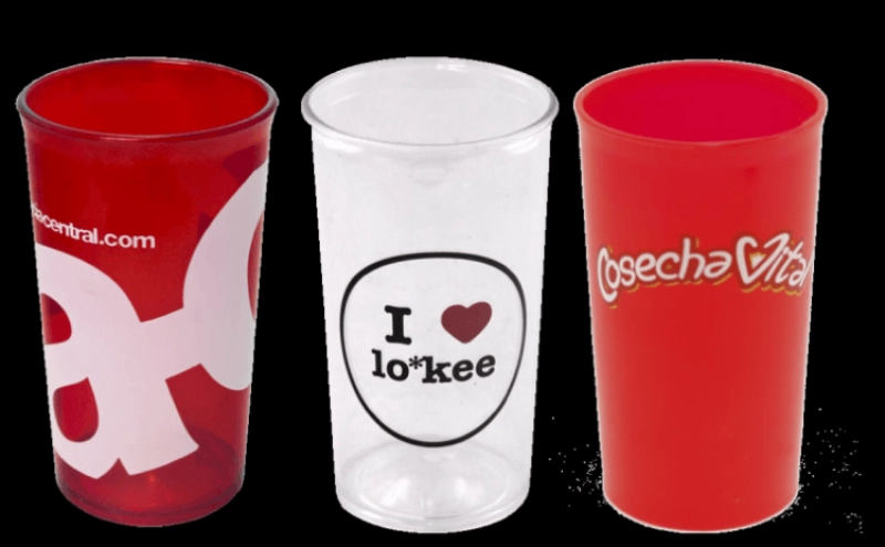 Vaso Redondo 10 onzas, 295 ml, 11.8 x 6.9 cmts, en Poliestireno Cristal