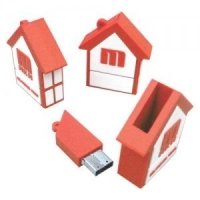 Memoria USB en PVC 2D diseño Casa