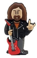 Memoria USB en PVC 2D diseño Guitarrista