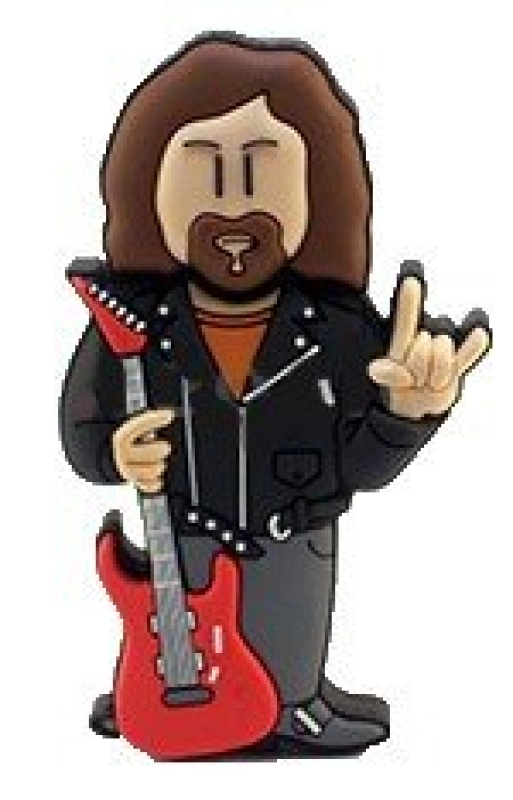 Memoria USB en PVC 2D diseño Guitarrista
