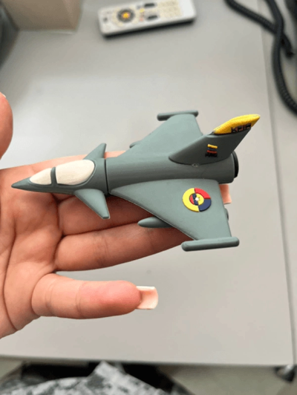 Memoria USB en PVC 3D diseño Avion De Guerra