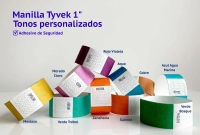 Manilla para identificación en Tyvek de 1"