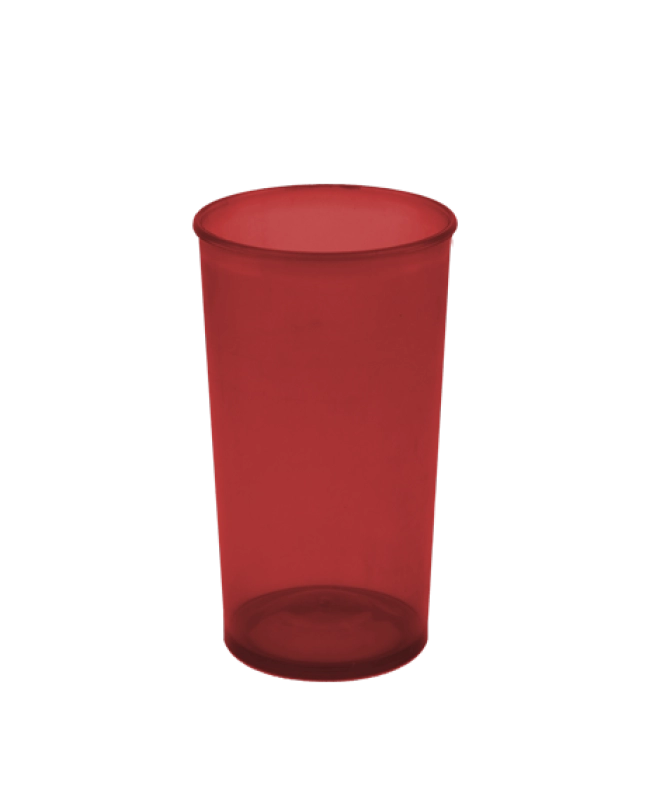 Vaso Redondo 10 onzas, 295 ml, 11.8 x 6.9 cmts, en Poliestireno Cristal