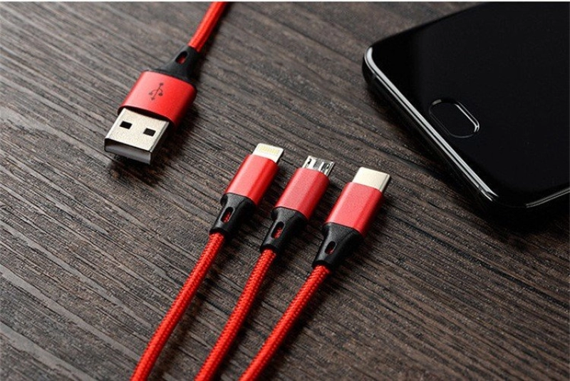 Cable Multiconector x 3 para Cargar Celulares