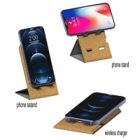 Cargador Inalámbrico Stand Ecológico. para celular.