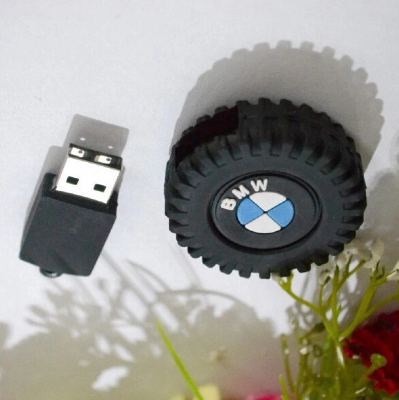 Memoria USB en PVC 3D diseño Llanta