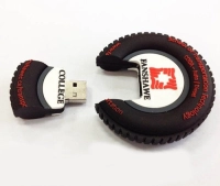 Memoria USB en PVC 3D diseño Llanta