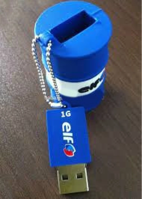 Memoria USB PVC 3D diseño Tambor de Aceite