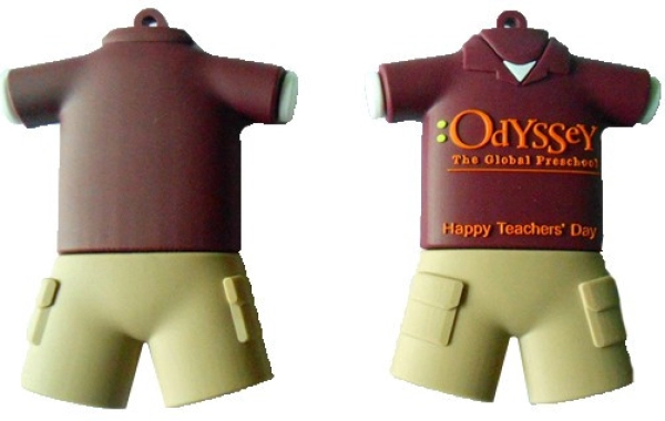 Memoria USB en PVC 2D diseño Uniforme de Fútbol