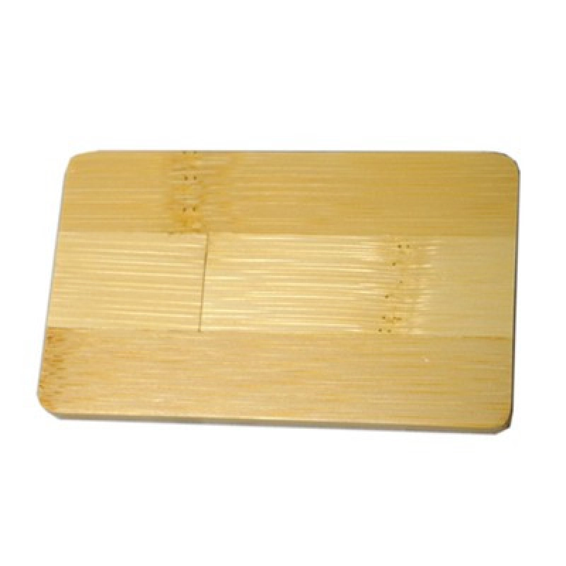 Memoria USB en madera en forma de Tarjeta