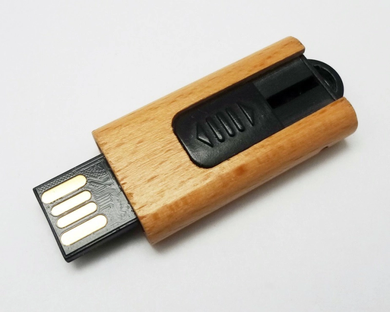 Memoria USB en madera
