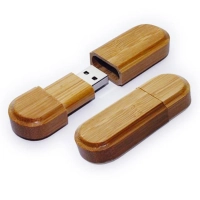Memoria USB ovalada en madera