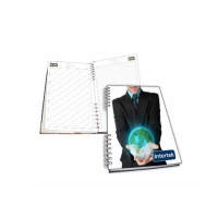 Cuaderno Argollado Pasta Dura tamaño 22 x 14 cmts