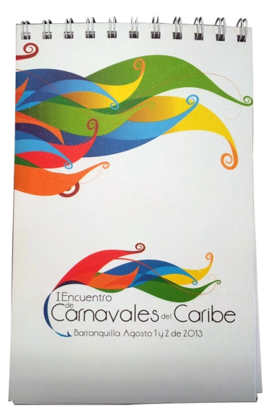 Cuaderno Argollado Media Carta,  pasta blanda, 13.5 x 20.5 cmts