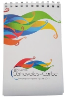 Cuaderno Argollado Media Carta,  pasta blanda, 13.5 x 20.5 cmts