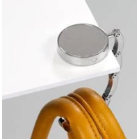 Gancho Porta Carteras plegable metalico redondo, 4.6 cmts diametro