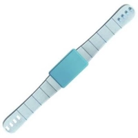 Manilla con luz LED y cierre ajustable, de 21 x 2.5 cmts