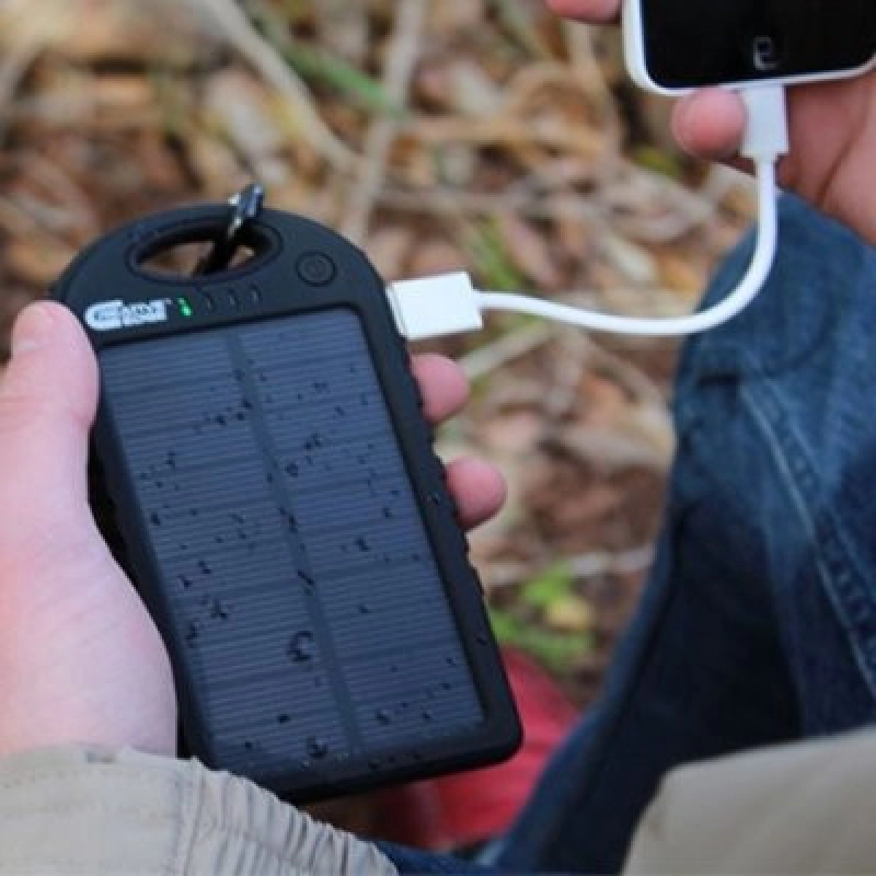 Power Bank Scout, solar, 3500 mAh, 7.5 x 14.5 x 1.5 cmts