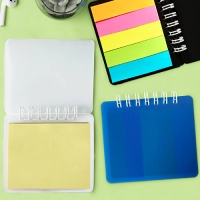 Set Post It Square, argollado, de 8.5 x 8 cmts