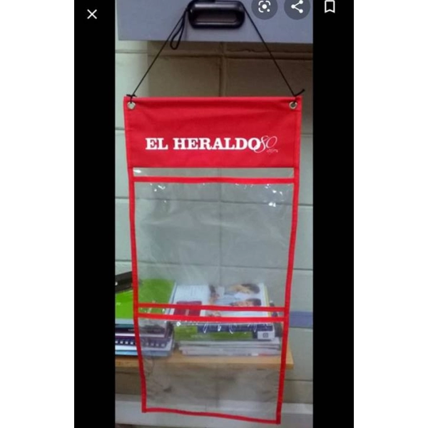 Exhibidor de Periódicos de 2 puestos, elaborado en Vinilo