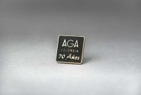 Pin Metalico en alto relieve esmaltado color negro