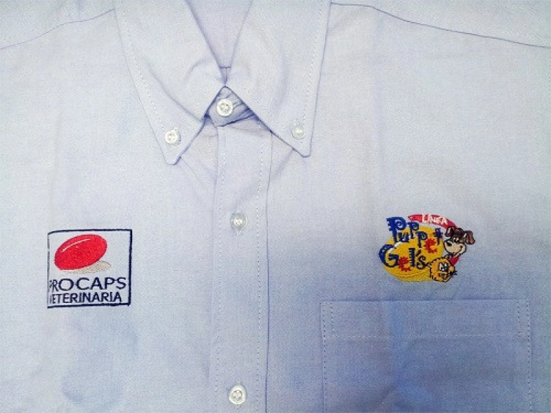 Camisa en Tela Oxford, manga corta