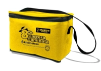 Lonchera Polinesia, 20 x 15 x 14.5 cmts, con forro y espuma interna