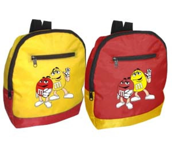 Morral Escolar Suramérica, 26 x 32.5 x 9 cmts