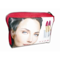 Cosmetiquera Gladiolo, 15 x 10 x 4 cmts, en poliester