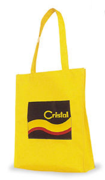 Bolso Inglaterra, en lona, 31 x 38 x 7.5 cmts