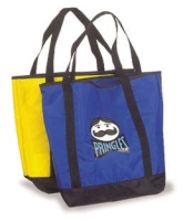 Bolso Puerto Rico, en lona, 26.5 x 35 x 14 cmts