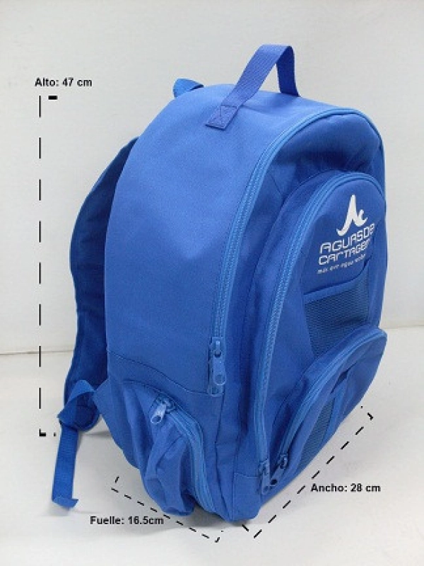 Maletín Agua deportivo y Porta PC,  47 x 28 x 16.5 cmts