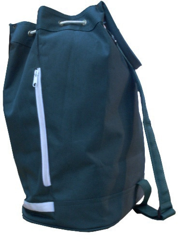 Tula Apalaches, en lona, bolsillo frontal  zipper, reata de colgar, 34 x 44 x 21.5 cmts