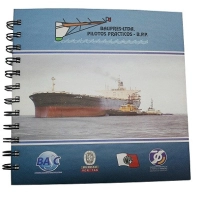 Cuaderno Argollado pasta dura de 17 x 17 cmts