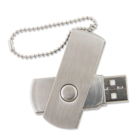 Memoria USB metalica giratoria