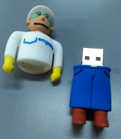 Memoria USB en PVC 3D diseño Figura Humana