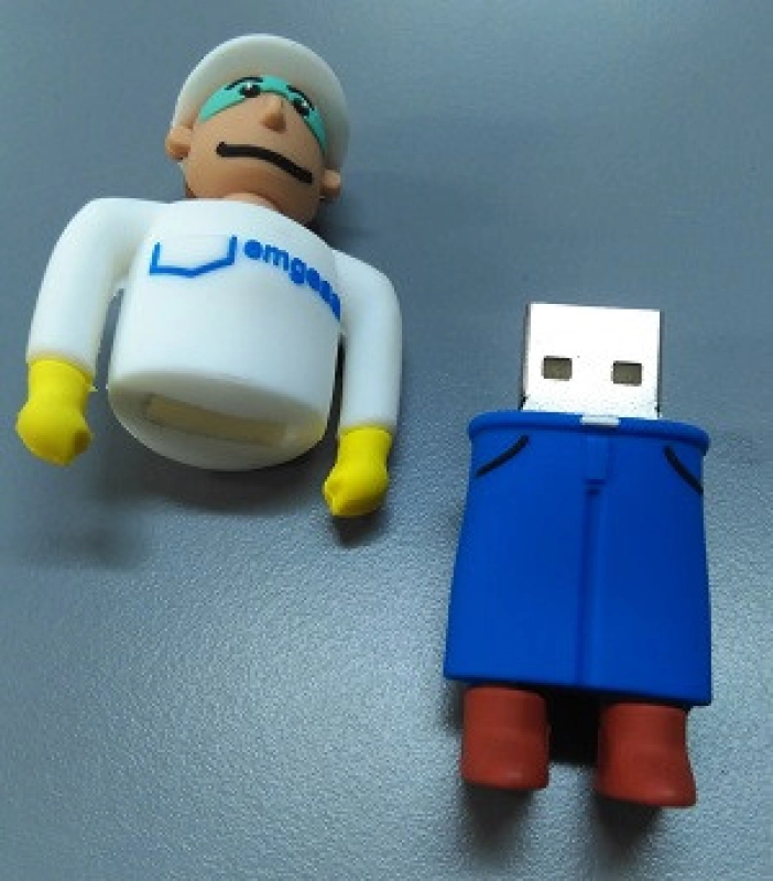 Memoria USB en PVC 3D diseño Figura Humana
