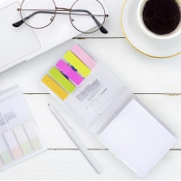 Set Post It Notelas, 9.2 x 11.3 x 1.4 cmts