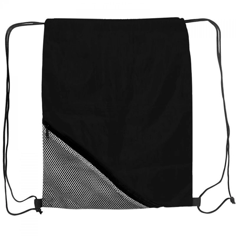 Tula Bimini, en poliester con bolsillo diagonal en malla, 34 x 43 cmts