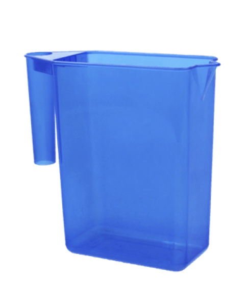 Jarra Rectangular, de 1 LT, 16.8 x 18.1 x 7 cmts